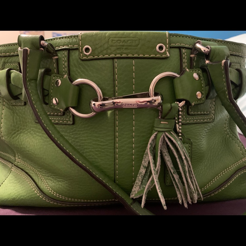 COACH 100% Leather Exterior Handbag